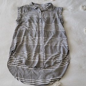 Striped Medium hi-low Shirt